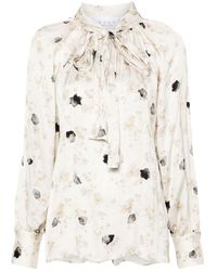 Kaos - Floral-Print Blouse - Lyst