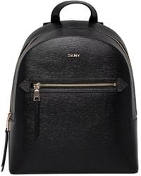 DKNY - Leather Backpack - Lyst