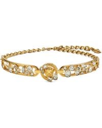 Versace - Collar Medusa con detalles de cristal - Lyst