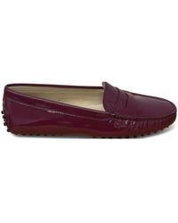 Tod's - Penny-Detail Gommini Loafers - Lyst