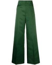 Viktor & Rolf - Pleat-Detailing High-Waist Tailored Trousers - Lyst