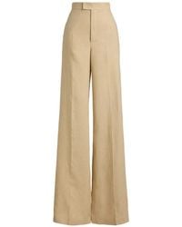 Ralph Lauren - Dean Waist Darts Linen Trousers - Lyst