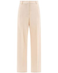 F.it - Pressed-Crease Straight-Leg Trousers - Lyst