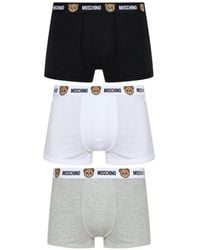 Moschino - Logo-Waistband Boxer Shorts (Set Of Three) - Lyst