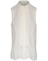 Twp - Blusa Senza Colletto - Lyst