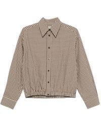 Cordera - Check-Print Elasticated-Hem Shirt - Lyst