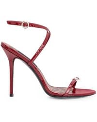 Philipp Plein - Sandales En Cuir Verni À Talon Haut 11 Cm - Lyst