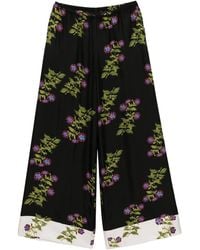 Cynthia Rowley - Floral-Print Trousers - Lyst