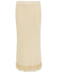 Jonathan Simkhai - Zeni Pearl Fringe Skirt - Lyst