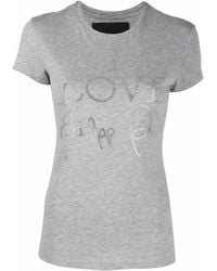 Philipp Plein - Logo-Print Short-Sleeved T-Shirt - Lyst