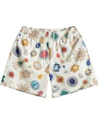 Bravest Studios - Jewel-Print Mesh Track Shorts - Lyst