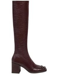 Courreges - Logo-Patch Vinyl Boots - Lyst