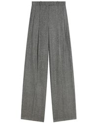 Givenchy - Double Pleat Checked Pants - Lyst