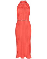 Dion Lee - Chain-Detail Pleated Midi Dress - Lyst