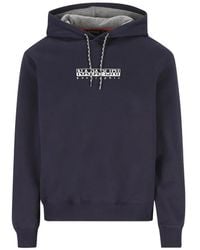 Napapijri - Logo-Print Hoodie - Lyst