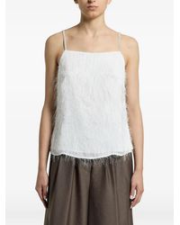Peserico - Square-Neck Top - Lyst