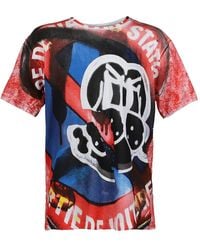 Chio - Graphic-Print Short-Sleeve T-Shirt - Lyst