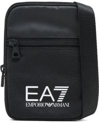 EA7 - Logo-Print Shoulder Bag - Lyst
