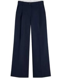 Tommy Hilfiger - Pleated Wide-Leg Trousers - Lyst