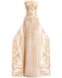 Gemy Maalouf - Strapless Jacquard Dress - Lyst