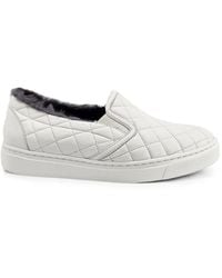 Madison Maison - Quilted Shearling-Lined Sneakers - Lyst