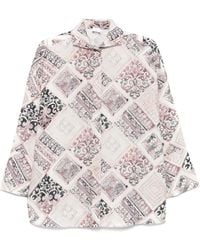 Eleventy - Geometric-Print Shirt - Lyst