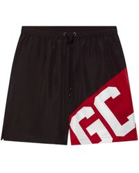 Gcds - Essentials Band-Logo Swim Shorts - Lyst