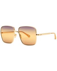 Chloé - Square-Frame Gradient Sunglasses - Lyst