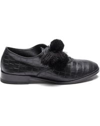 Suicoke - Crocodile-Embossed Tassel Trainers - Lyst