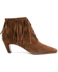 BIANCADI - Fringed Leather Boots - Lyst