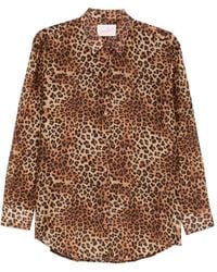 MC2 Saint Barth - Brigitte Leopard-Print Shirt - Lyst
