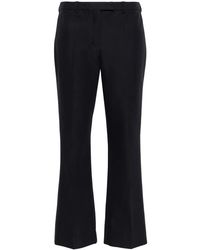 Max Mara - Pressed-Crease Flared Trousers - Lyst