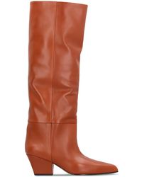 Paris Texas - 60Mm Jane Leather Knee-High Boots - Lyst