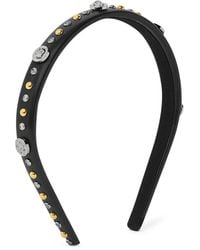 Versace - Medusa Head Studded Headband - Lyst