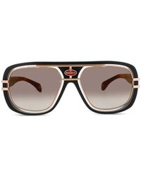 Bugatti - Logo-Plaque Pilot-Frame Sunglasses - Lyst