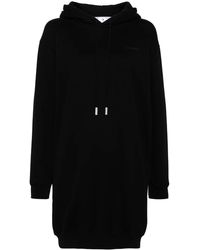 Off-White c/o Virgil Abloh - Logo-Print Hoodie Dress - Lyst