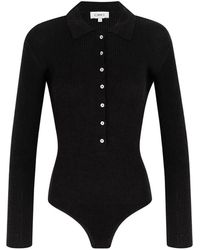 CAYET - Jill Ribbed-Knit Bodysuit - Lyst