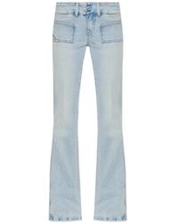 DIESEL - D-Hush Patch-Pocket Jeans - Lyst
