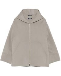 Max Mara - Hooded Zip-Front Jacket - Lyst