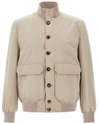 Brunello Cucinelli - Water-Repellent Bomber Jacket - Lyst