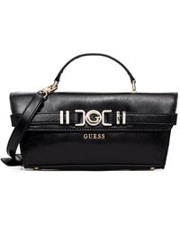 Guess - Cirene Patent Handbag - Lyst