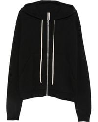 Rick Owens - Zip-Up Drawstring Hoodie - Lyst