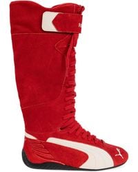 PUMA - Speedcat Lace-Up Knee-High Boots - Lyst