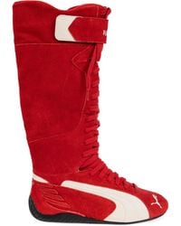 PUMA - Speedcat Lace-Up Knee-High Boots - Lyst