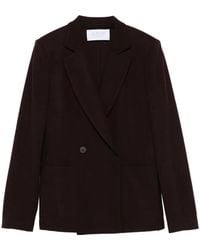 Harris Wharf London - Double-Breasted Wool Blazer - Lyst