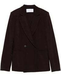 Harris Wharf London - Double-Breasted Wool Blazer - Lyst