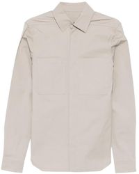 Rick Owens - Camicia Con Taschino A Maniche Lunghe - Lyst