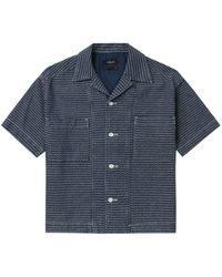 FIVE CM - Geometric-print Cotton Shirt - Lyst
