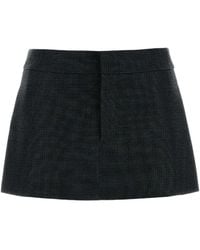 Alexander Wang - Wool Mini Skirt - Lyst