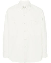 Lemaire - Hemd Aus Baumwoll-Twill - Lyst